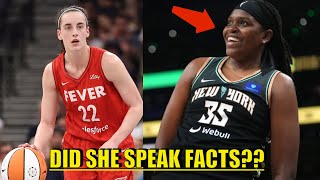 Jonquel Jones Right About Caitlin Clark Fanbase [upl. by Noinatrad]