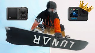 Is GoPro still the King of snowboard cameras  DJI Osmo Action 4 Vs GoPro Hero 12 [upl. by December]