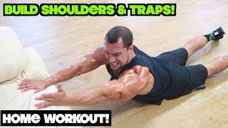 Intense 8 Minute At Home Shoulder amp Trap Workout [upl. by Danete]