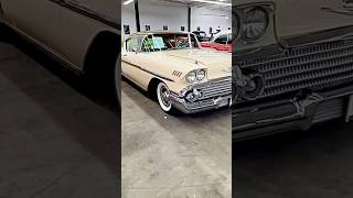 1958 Chevrolet Impala classicchevy chevyimpala filmed at Crown Classics Ventura California [upl. by Wells]