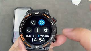 NORTH EDGE gps Altimeter Compass 5ATM AMOLED Adventurers Smartwatch Unboxing amp 1st Look [upl. by Yadahs]