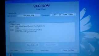 VAGCOM  Diagnostique  ABS  VW  GolfIV  KKL [upl. by Jessamine32]