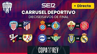 ARANDINA  REAL MADRID EN VIVO🏆⚽️ Los DIECISEISAVOS de FINAL de la COPA DEL REY 202324  EN DIRECTO [upl. by Osrick]