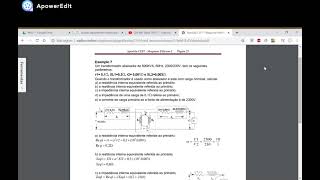 Atividade 7 cálculo Impedância Refletida Trafo Monofásico [upl. by Arimas]