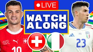 SWITZERLAND VS ITALY LIVE STREAM amp WATCH ALONG  UEFA EURO 2024 [upl. by Nidla86]