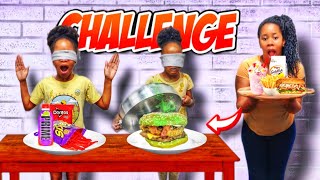 The ultimate Blindfolded food test tasting challenge  Guess The Food Blindfolded [upl. by Nnaegroeg]