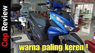 REVIEW NEW HONDA BEAT CBS ISS BIRU DOFF [upl. by Mcripley]