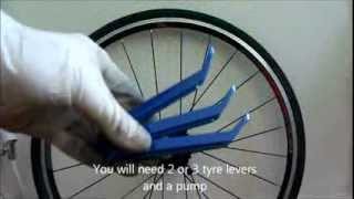 Bike Maintenance  Quick fix for a Tyre Blowout [upl. by Crescen]