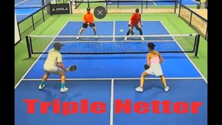 When your partner doesnt realize “ONLY YOU” OWN THE NET  The Elusive Triple Netter [upl. by Nylidnarb]