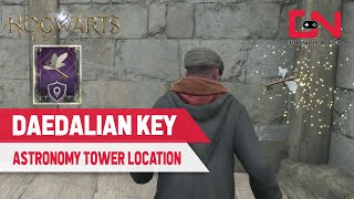 How to Find Daedalian Key amp Cabinet in the Astronomy Tower Hogwarts Legacy [upl. by Urbas]