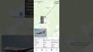 Omni Air International Boeing 767200ER N225AX landing in Pope Field [upl. by Adyam803]