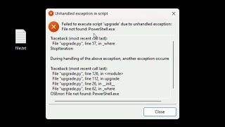 HOW TO FIX quotFILE NOT FOUND POWERSHELLEXEquot  HONORBOOK 14 DRIVER UPGRADE ERROR [upl. by Ardath143]