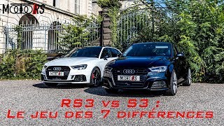 RS3 vs S3  Le jeu des 7 différences [upl. by Anuahsat]