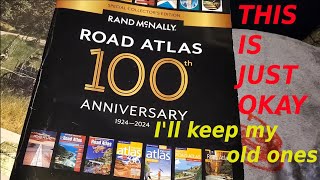 Ramblin  Rand McNally 2024 100th Anniversary Atlas Review [upl. by Solley]