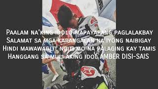 AMBER DISISAIS AMBER16 Tribute song to our fallen riderracer quotAmber Torres Garciaquot [upl. by Robet]