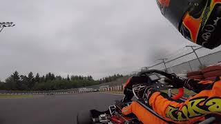 Onboard Emilien Denner KaliKartTM DKM Wackersdorf 2018  45quot86 [upl. by Zephan]