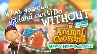 Animal Crossing New Horizons  What You Can Do Without Buying Happy Home Paradise DLC Breakdown [upl. by Harper]