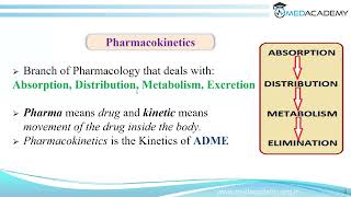 Pharmacokinetics  Part 1 [upl. by Eiznekam]