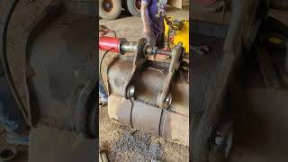 Installation of new parts 3 automobile diy excavator machinetools machine shorts short how [upl. by Attenrev140]