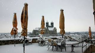 Quedlinburg  Unesco Welterbestadt im Schnee  in 5 Monaten ist es wieder soweit [upl. by Idihsar470]