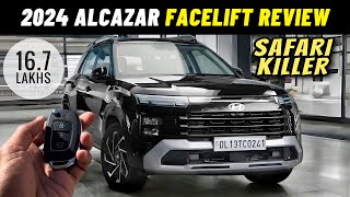 Hyundai Alcazar Facelift 2024 Review  Alcazar New Model 2024  Alcazar 2024 Facelift [upl. by Lanam470]