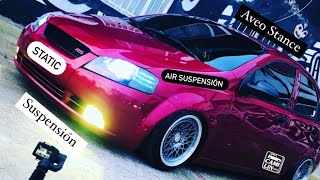 Chevrolet Aveo 2013 stance air static [upl. by Imoyn13]