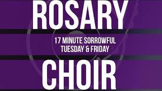 17 Minute Rosary  2  Sorrowful  Tuesday amp Friday  SPOKEN  CHOIR [upl. by Parke]