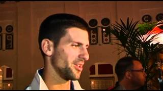 Novak Djokovic interview on London 2012 [upl. by Aennaej]