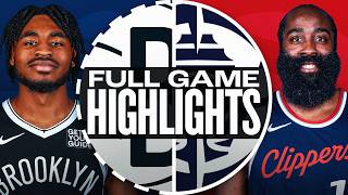 NETS at CLIPPERS  NBA PRESEASON FULL GAME HIGHLIGHTS  October 8 2024 [upl. by Niel]