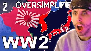 British Reacts To WW2  OverSimplified Part 2 [upl. by Nylasej894]