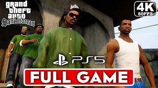 GTA SAN ANDREAS Gameplay Walkthrough FULL GAME 4K 60FPS PS5  No Commentary [upl. by Ylnevaeh]