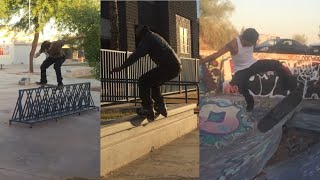 Skateboarding In Calipatria and At Slab City California Plus A Message For Outsiders… [upl. by Obeded3]