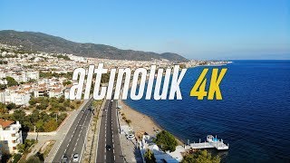 Altınoluk Drone Yolculuğu  Küçükkuyu Tarafından Akçay  Edremit tarafına Doğru 4K [upl. by Nolos245]