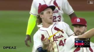 Harrison Bader  2018 Defensive Highlights  Cardinals [upl. by Helbona]