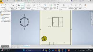Inventor 2024  Buchse1 für ein MalteserKreuzradgetriebe [upl. by Nnomae]