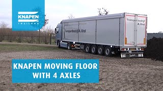 KNAPEN moving floor with 4 axles [upl. by Ambrosia]