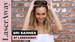 Bri Barnes Laser Hair Removal Experience At LaserAway [upl. by Gudrun913]