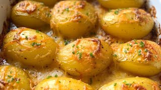 Patatas al Horno con costra Crujiente de Queso ¡Están Increíbles 🤪👌 [upl. by Kylila]