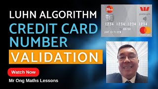 The Luhn Algorithm to Verify the Credit Card Number [upl. by Nerat944]