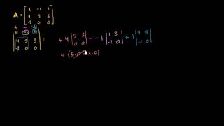 3x3 Matrisin Determinantını Bulma Standart Yöntem Kalkülüs  Matrisler Matematik [upl. by Nitas]