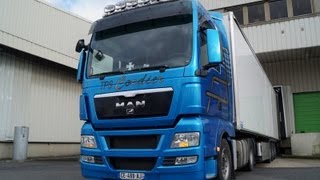 Un tour de Paris en camion  Man TGX 480  Tps Cordier 25 [upl. by Waite328]