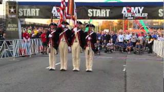 2010 Army Ten Miler 10 Mile Run Washington DC Video [upl. by Ahsiled]