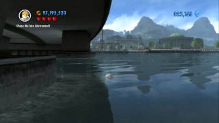 LEGO City Undercover 100 Guide  Blackwell Bridge Overworld Area  All Collectibles [upl. by Airpac747]