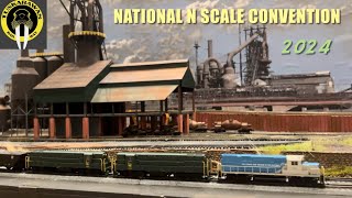 N Scale N Scale Enthusiast National Convention 2024 Bethlehem PA Model Train Show Bethlehem Steel [upl. by Naynek]