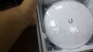 Nanobeam M5 from Ubiquiti Networks Unboxing and Speed Test [upl. by Ailekahs]