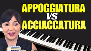 Appoggiatura vs Acciaccatura On The Piano [upl. by Kaule444]