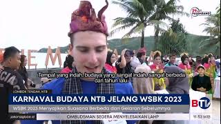 Pembalap WSBK 2023 Ikuti Karnaval Budaya di Mandalika [upl. by Sito]