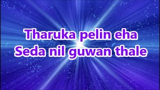 Tharuka pelin eha  Samitha Mudunkotuwa amp Athula Adikari  Srilankan karaoke english lyrics [upl. by Holihs21]