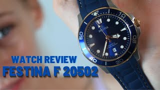 Festina F 20502 Watch Review [upl. by Werra340]