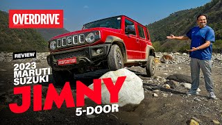 2023 Maruti Suzuki Jimny 5door review  not your typical sub20 lakh SUV  OVERDRIVE [upl. by Annayoj]